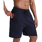Men's Lounge Shorts with Deep Pockets Loose-fit Jersey Shorts for Running,Workout,Training, Basketball