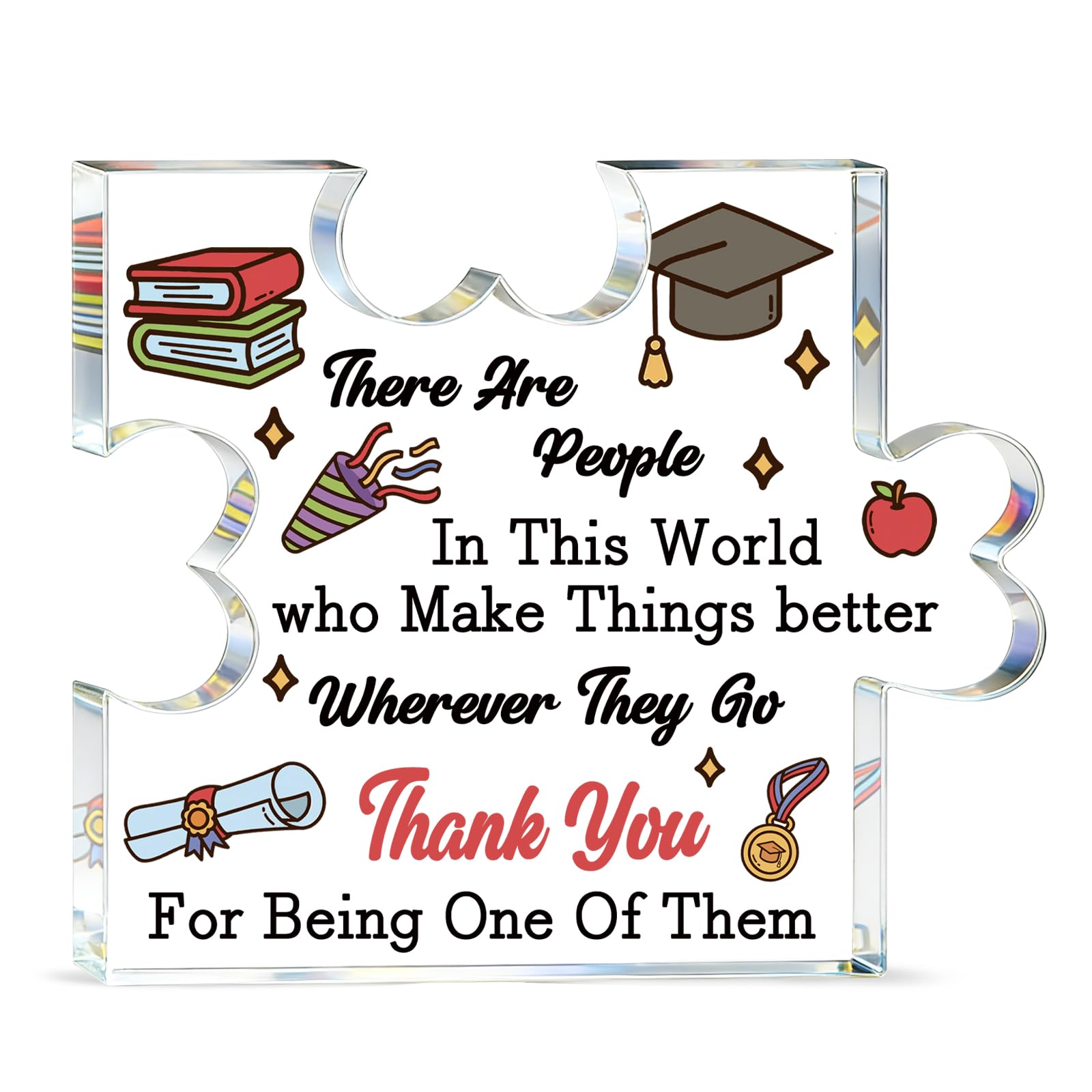 Photo 1 of 2026 Graduation Gifts For Class Of 2026 College Graduation Gifts For Her Him Acrylic Plaque Decorative Puzzle Design Sign Graduation Gift For Student Women Man Son Daughter Seniors Grad Gift