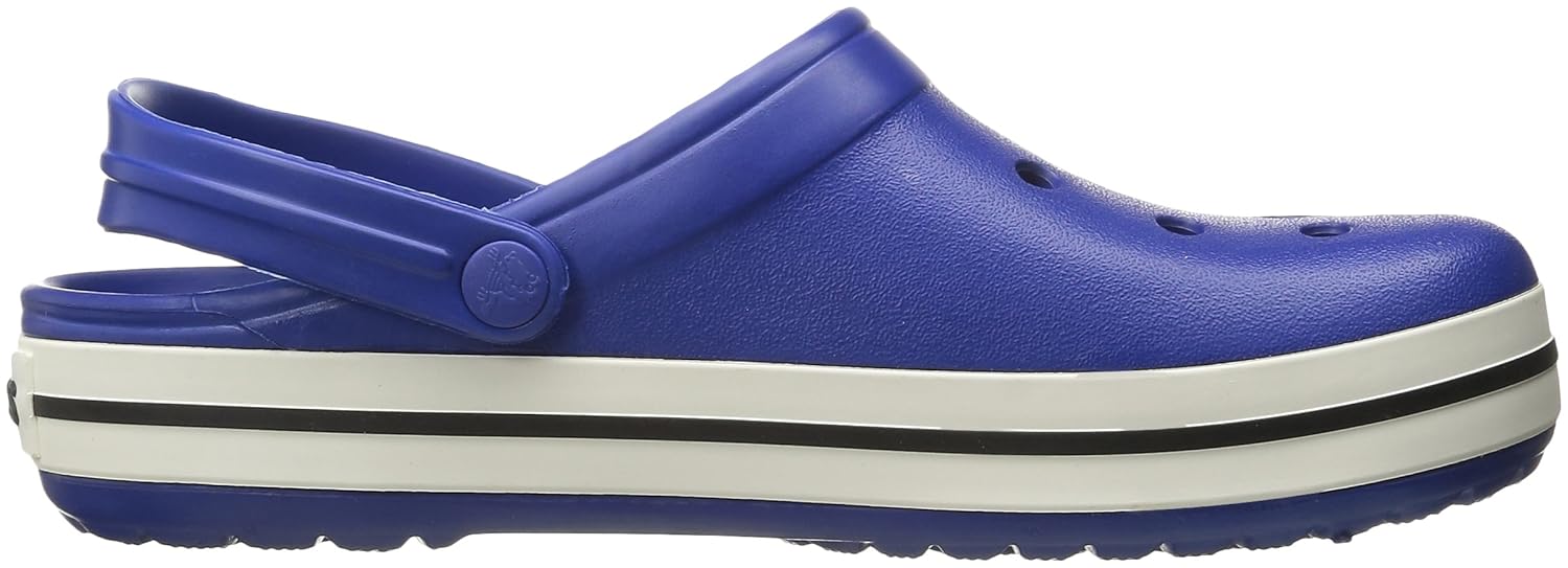 crocs unisex crocband cerulean blue oyster clogs mules