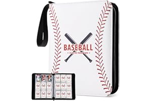 GEAGMAGC Baseball Card Binder with Sleeves 900 Pockets, Gifts for Baseball Card Collectors, Trading Card Holder Compatible with Topps Card, 50 Sleeves Card Album Card Storage Organizer