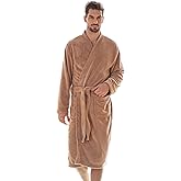 PJGGZ Towel Robe for Men - Ultra-Absorbent Soft Quick Dry Towel Bathrobe Kimono for Shower, Spa & Hotel