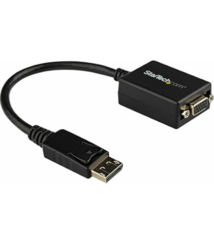 Amazon.com: StarTech DisplayPort to VGA Adapter with Audio