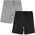 Andrew Scott Men's Lounge Shorts | Drawstring & Pockets Cotton PJ-Sleep Short Bottoms | Multi Packs