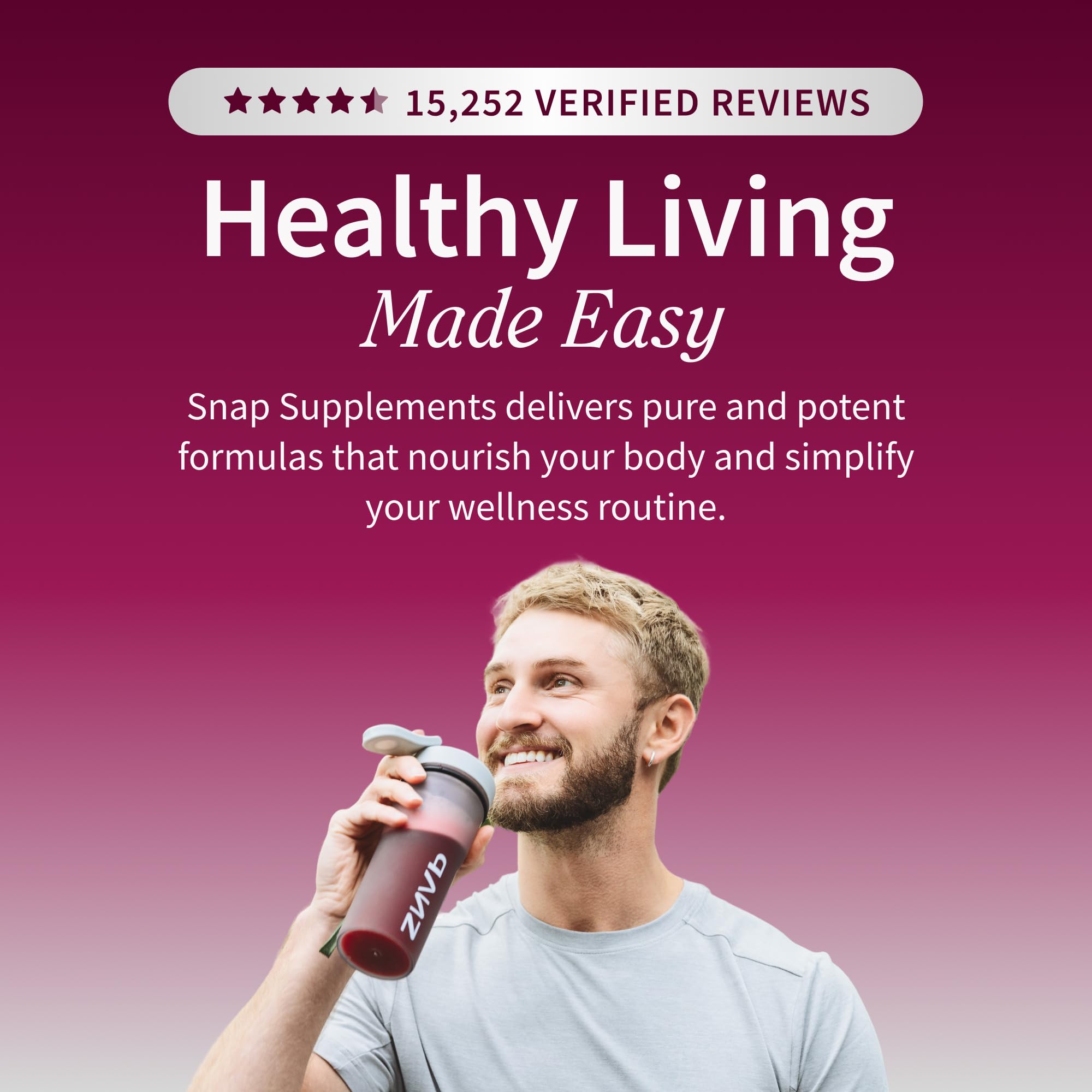 Snap Supplements Organic Beet Root Nitric Oxide Powder - Supports Energy and Healthy Circulation, 8.8 oz (30 Servings, 1 Month Supply), Mixed Berry