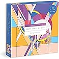 Galison Frank Lloyd Wright Frozen Spheres – 500 Piece Foil Puzzle with Beautiful Shimmering and Geometric Artwork with Gold Foil Accents