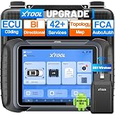 XTOOL D8W Wireless Bidirectional Scan Tool, OBD2 Scanner with Topology | FCA AutoAuth, 3-Year Updates, ECU C0ding, PMI, 42+ Resets, Full Diagnostic Scanner for Car, Crankshaft Relearn, CAN FD/DoIP