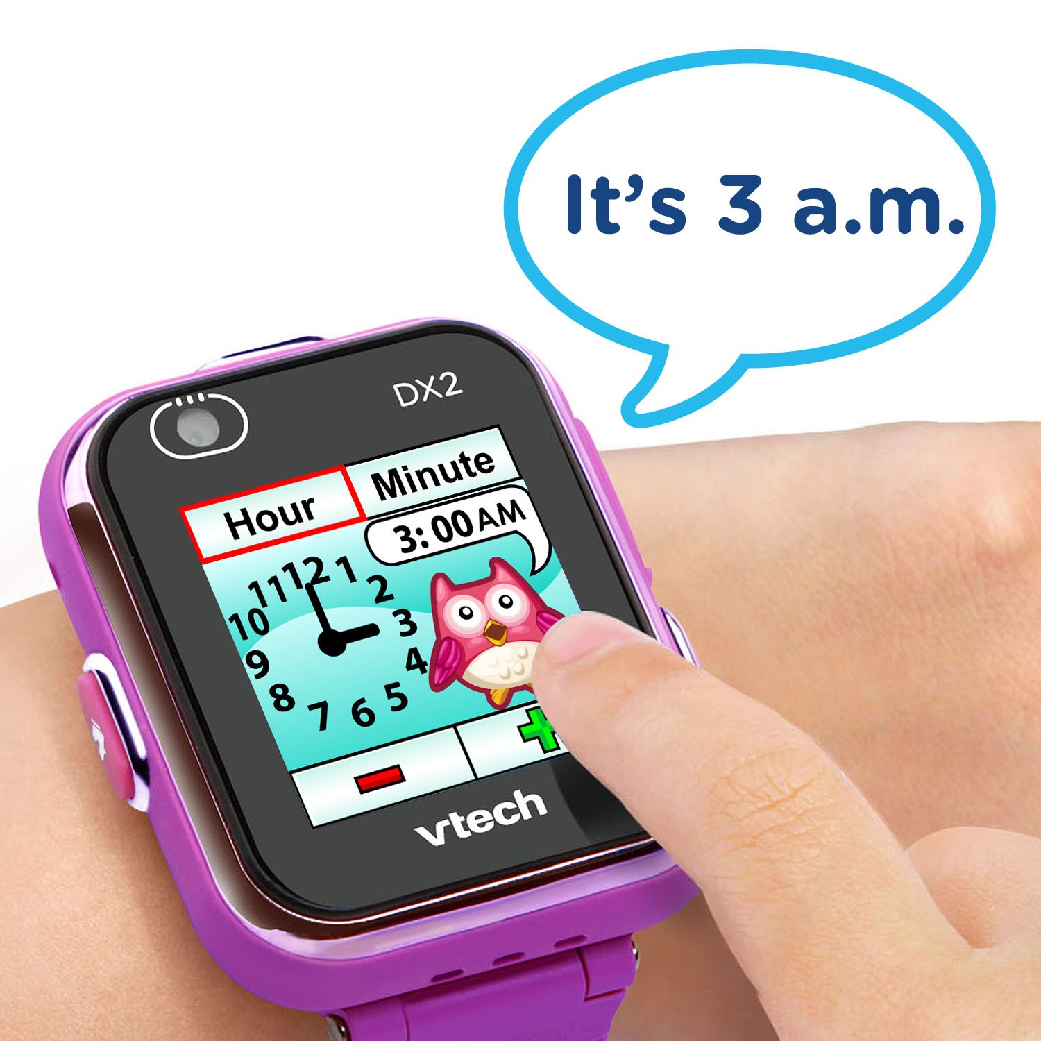 vtech kidizoom smartwatch dx2 special edition floral birds with bonus vivid violet wristband