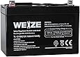 Weize 12V 100AH Deep Cycle AGM SLA VRLA Battery for Solar System RV Camping Trolling Motor, in Series 24V 36V 48V