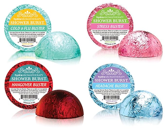 Hydra Shower Bursts 4Pack Gift Set Cold