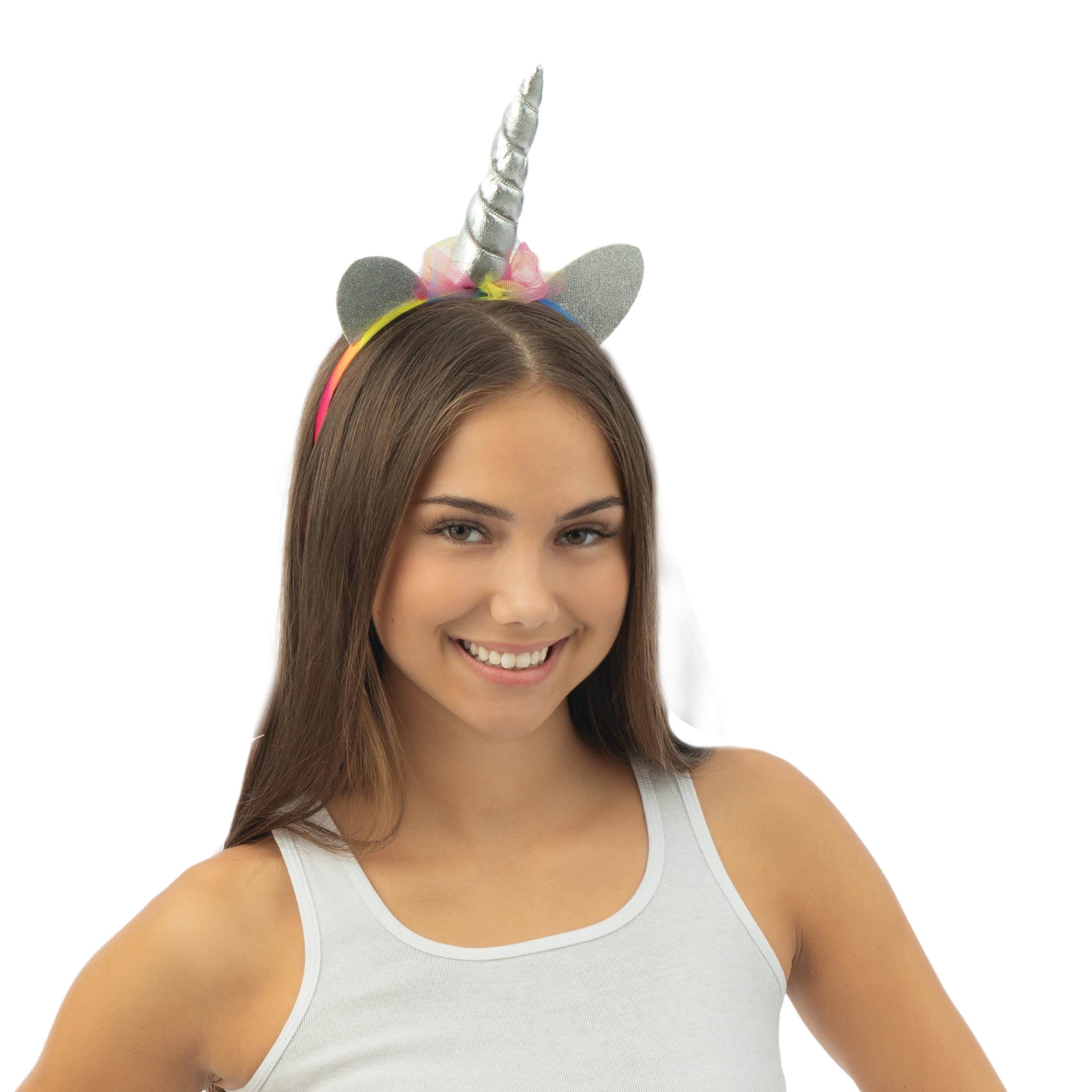 P'TIT CLOWN - Unicorn Headband - Original and magical accessory to complete your Carnival costume, themed parties, birthdays, fancy dress parties, shows — image 1