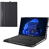 RUNMEIJIA Laptop Case Cover for 14-inch Lenovo Flex 7 14IAU7 14IRU8&IdeaPad Flex 5 14ALC7 14IAU7 14IRU8 14ABR8 [Do Check Model] PU Leather Protective Laptop Bag(Black)