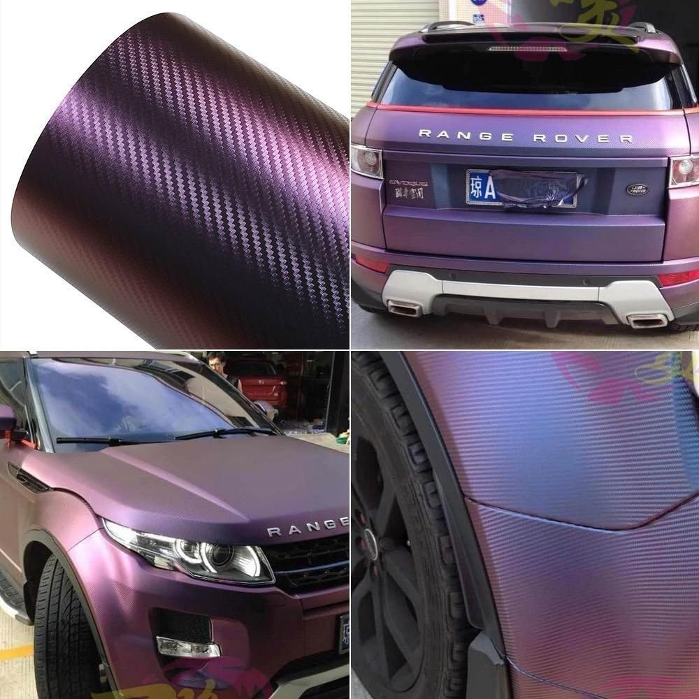 ATMOMO Metallic Black Vinyl Wrap Roll Air Release Technology Car Wrap 