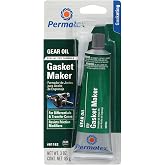 Permatex 81182 Gear Oil RTV Gasket Maker, 3 oz (Packaging May Vary)