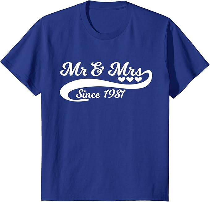 31st Wedding Anniversary T Shirt Clothing