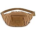 M-Tac Small Companion Waist Pack - Tactical Style Belt Bag EDC - Fanny Pack for Men (Dark Coyote)