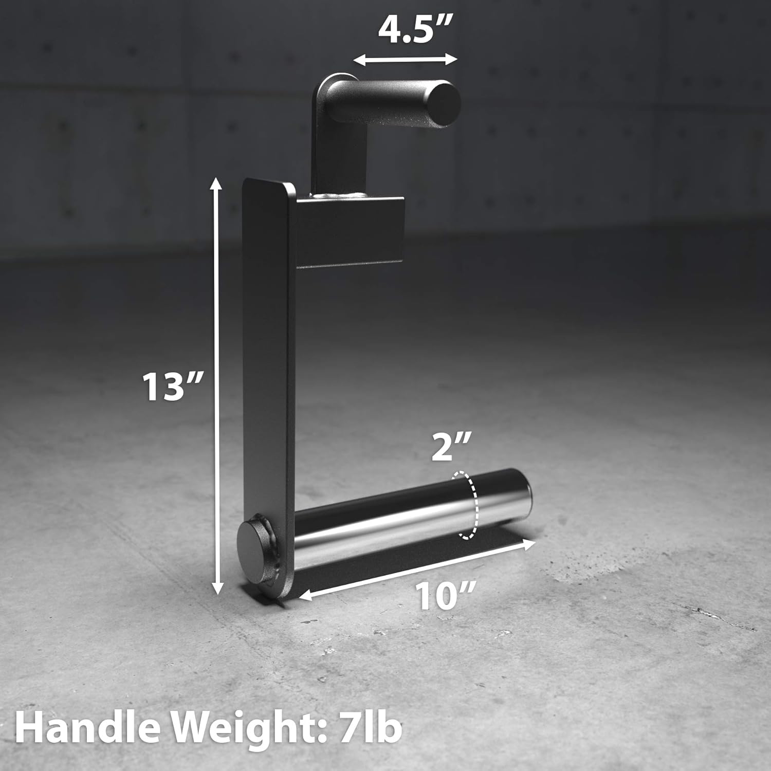 Synergee Compact Farmer Walk Handles – Pair of Loaded Carry Handles – 7 lbs Per Handle – Full-Body Functional Exercise Equipment - Strongman Workout Gear : Sports & Outdoors