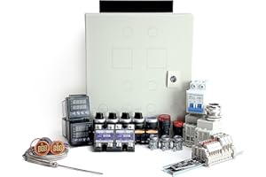 AUBER Powder Coating Oven Controller Kit, 240V 50A 12000W (KIT-PCO304) (DIY Kit Only)