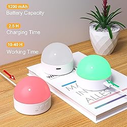 Kintion Night Light, Dimmable 8 Color Portable LED