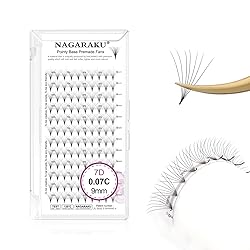 NAGARAKU Premade Fans Eyelash Extensions Premade