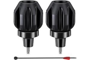 Gulfmew 2 Pack Crossbow Bolts Accessories, Steel/Rubber Crossbow Cocking Device Compatible with Standard AMO/ATA Arrows