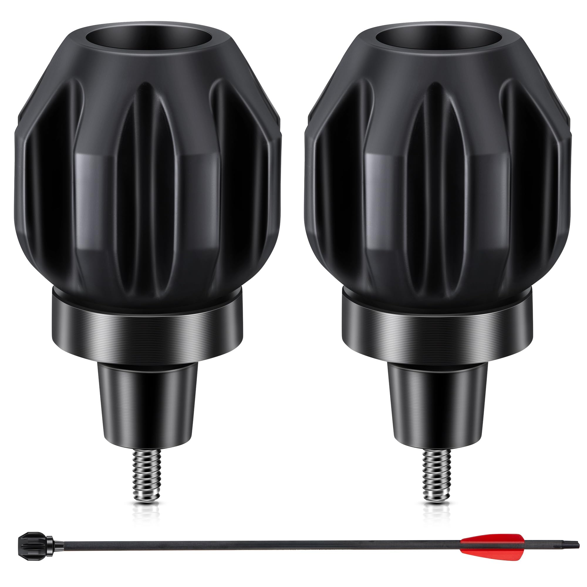 Photo 1 of Gulfmew 2 Pack Crossbow Bolts Accessories, Steel/Rubber Crossbow Cocking Device Compatible with Standard AMO/ATA Arrows
