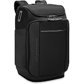 Briggs &amp; Riley ZDX U-Zip Carry-On Travel Backpack, Shoe Compartment, Black