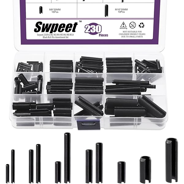 (4mm) M4 x 30 S S Sd S Tn Pins Sk Roll Pins DIN 1481 10 Pack DIY & T