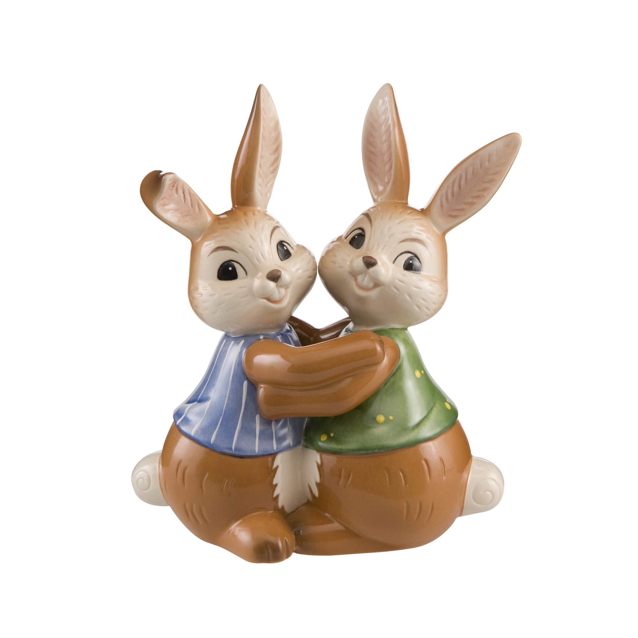 Goebel Beste Hasenfreunde Easter Bunny Earthenware Multi-Coloured 14.5 x 12 x 7 cm