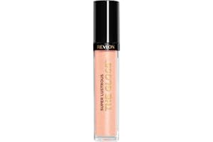 Revlon Super Lustrous Lip Gloss, Non-Sticky, Hydrating, High Shine Finish, 205 Snow Pink, 0.13 oz