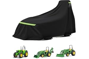 Tractor Cover for Yanmar SA223 2023-Present, Compact & Utility Tractors Water-Resistant Outdoor Cover for Tractors with Loade