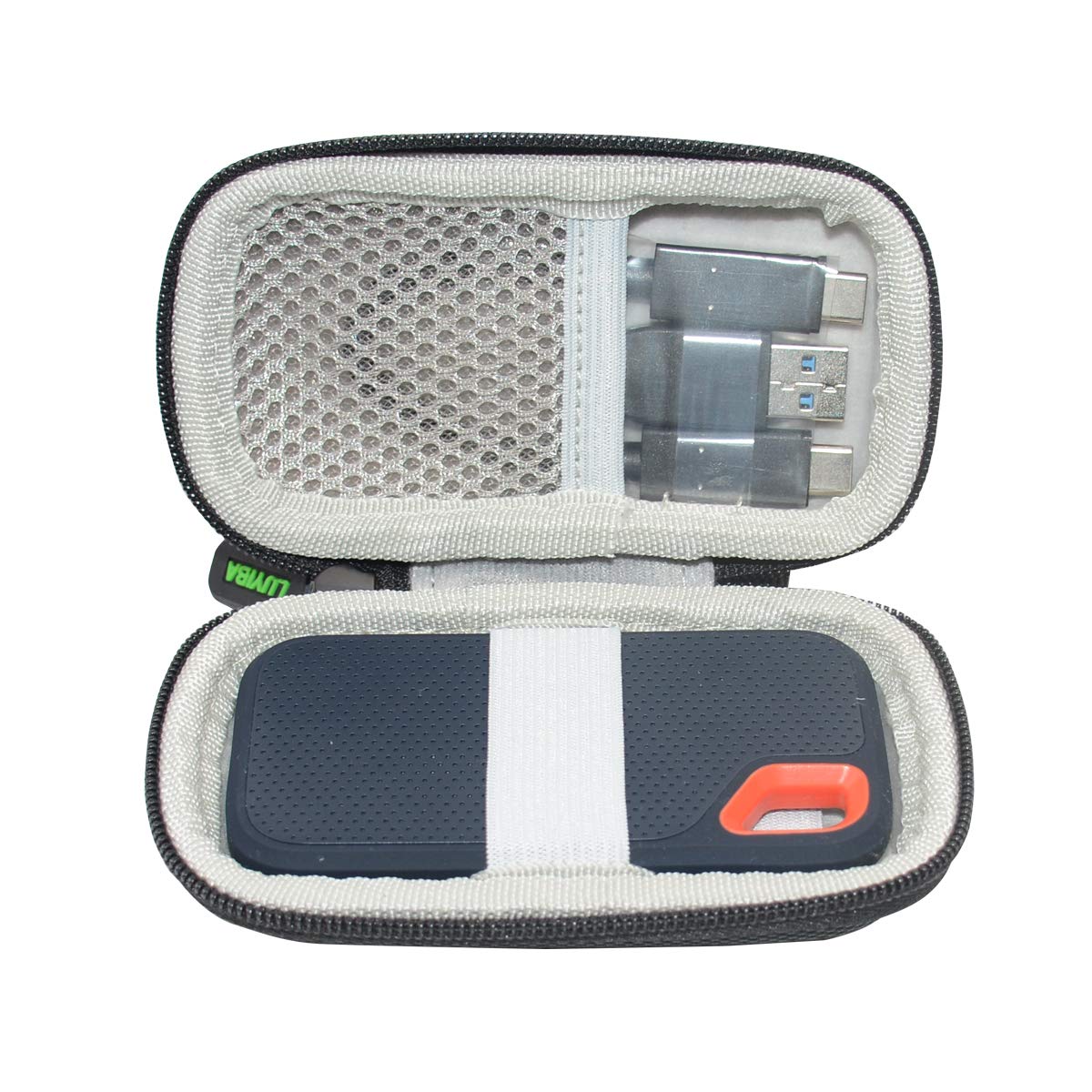 Hard Travel Case Bag for Extreme Portable SSD 250 GB / 500 GB / 1 TB / 2 TB by LUYIBA