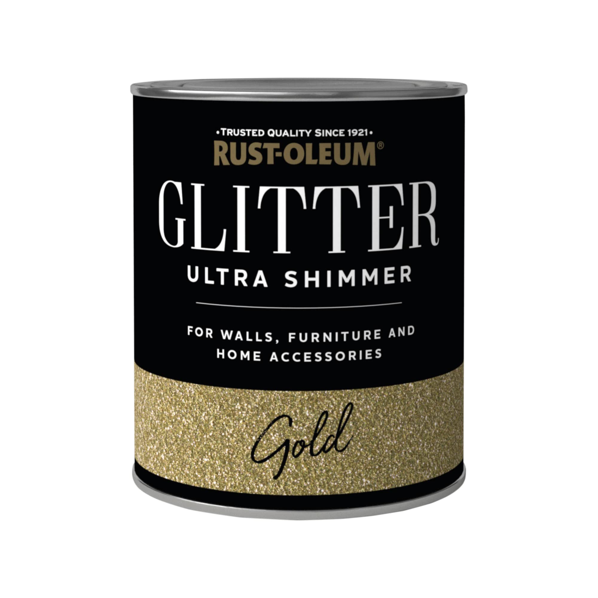 Rust-Oleum Glitter Ultra Shimmer Gold 750ml, Gold Ultra Shimmer (RO0290002G1)