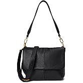 HOBO Women's Harley Convertible Crossbody Shoulder Bag | Leather, Removable Straps, Hidden Magnet Closure, Fits Phone And Small Tablet, Adjustable Fit