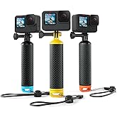 Sametop Floating Handle Grip Floaty Stick Waterproof Handler Accessory Compatible with GoPro Hero 13, 12, 11, 10, 9, 8, 7, 6,