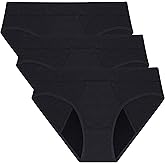 Neione Period Underwear for Women Mid Rise Menstrual Panties Modal Hipster Briefs Soft Stretch
