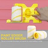 Yeelua Paint Roller Brush Hand-held Clean-Cut Edger Portable DIY Tool view 2