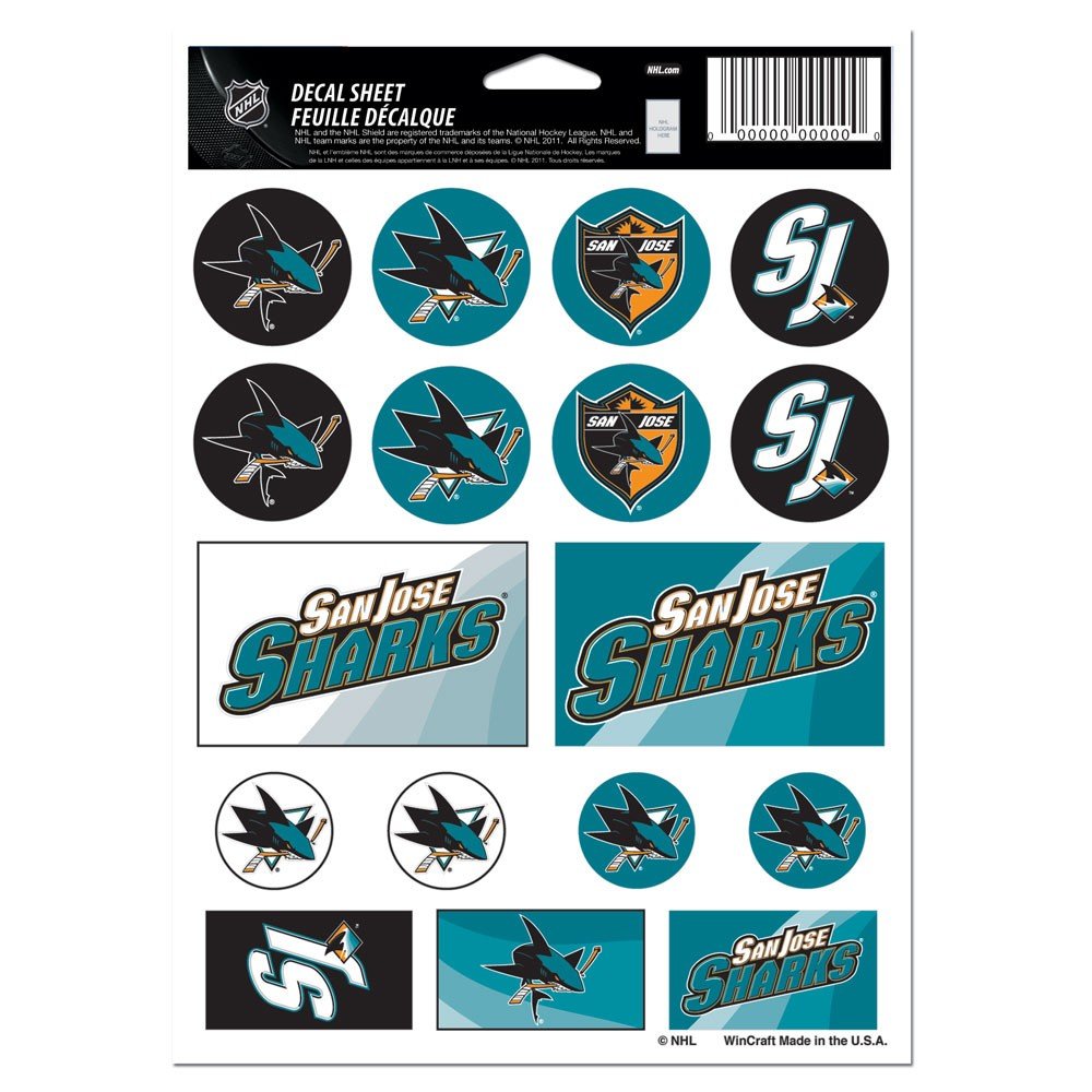 Wincraft NHL Vinyl Sticker Sheet