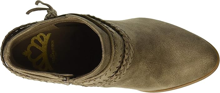 fergalicious capital braided strap ankle boot