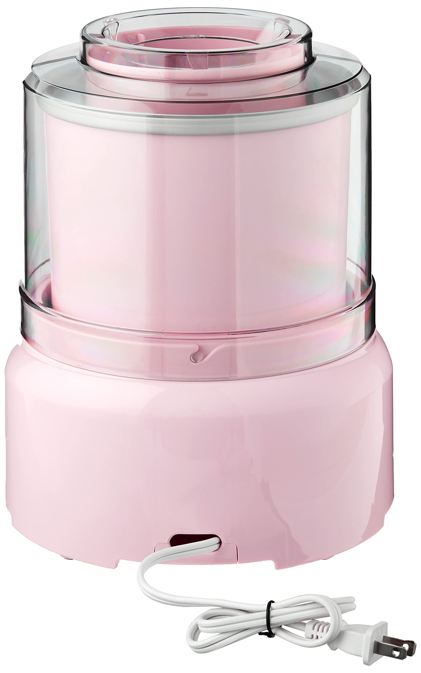 Cuisinart Máquina automática para hacer helados y sorbetes de yogurt congelado (rosa)