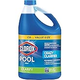 Clorox® Pool&Spa™ Swimming Pool Crazy Clarifier, Creates Crystal Clear Pool Water, 128 Fl Oz (Pack of 1)