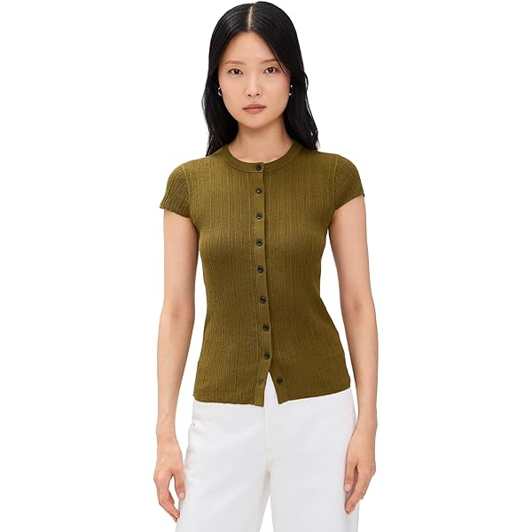 Faherty Women's Milo Cardigan, Whipped Cream, Off White, XS