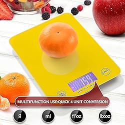UMIRIKO Gold Kitchen Digital Scale Weight Grams and