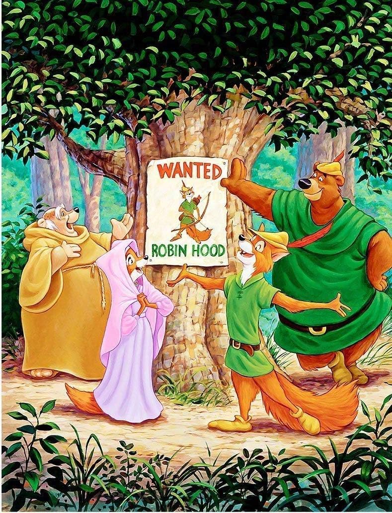 Disney Robin Hood Thick Poster 12 x 12 inches poster Serene collections