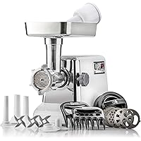 The Powerful STX Turboforce Classic 3000 Series Electric Meat Grinder & Sausage Stuffer: 4 Grinding Plates, 3 - S/S…