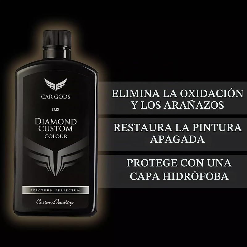 Car gods iris, renovador de tinta preta, 500 ml