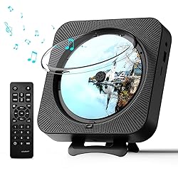 MICOCIOUS Portable CD Player with Bluetooth Desktop