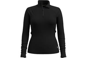 Smartwool Womens Classic Thermal Merino Base Layer 1/4 Zip