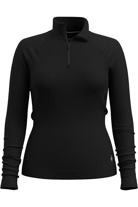 thumbnail image 2 of Hot Chillys Women's Micro-Elite Chamois Printed Zip-T Midweight Body Fit Base Layer, Horizon Bold Nordic, Medium 2 of 10
