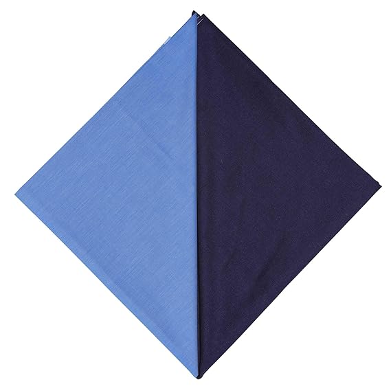 Uniform Sarees Mens Cotton Unstitched 2.5m Shirt and 1.3m Pant Fabric Combo Set Piece (Blue, Free Size)