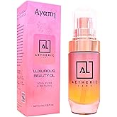 Aetheric Labs Glow Face Oil - Moringa, Rosehip & Argan Serum for Dry, Oily & Acne-Prone Skin - Hydrating, Non-Comedogenic, Vegan Skincare - Natural, 1.35 fl oz